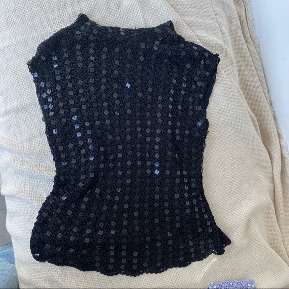 Sequin crotchet tank top - Picture 6 of 8